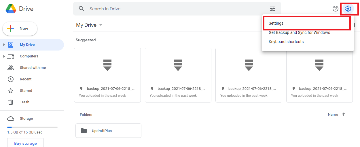 how to disable quick access in google drive